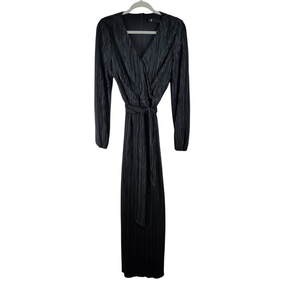 Leslie Fay Ribbed Flowy Material Maxi Dress, Size 6